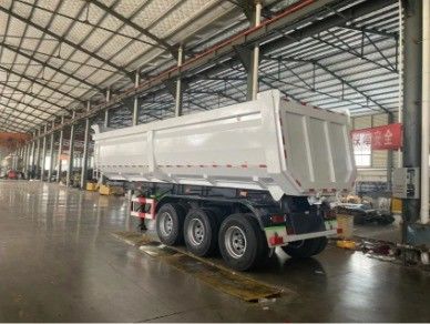 40-80 Tonnen 3-5 Achsen hydraulischer Hinterteil-Tipper-Tippen-Dump-Semi-Anhänger für Lkw