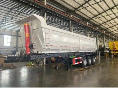 40-80 Tonnen 3-5 Achsen hydraulischer Hinterteil-Tipper-Tippen-Dump-Semi-Anhänger für Lkw