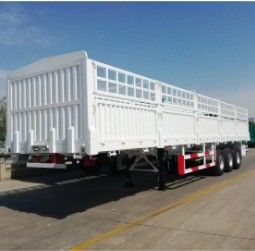 60 Tonnen Seitenwand geschlossener Lkw-Zaun Semi-Anhänger Drop Seitenlast und -entladung