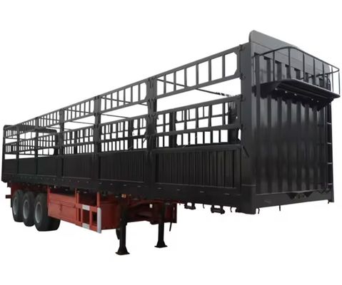 60 Tonnen Seitenwand geschlossener Lkw-Zaun Semi-Anhänger Drop Seitenlast und -entladung