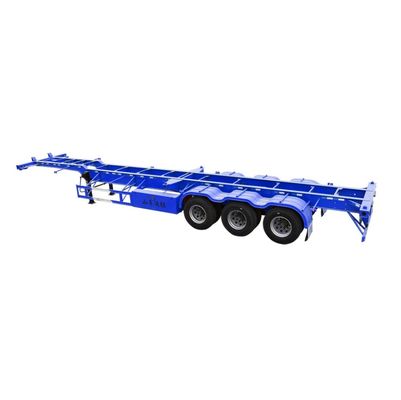 Mechanische Aufhängung Dreiachsige Container Skelett Halbanhänger mit 50 Tonnen Maximallast