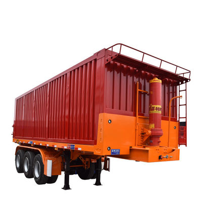 80 Tonnen Rücken-Dump-Halbanhänger-Tipper-Tipper-Anhänger für den Transport von Sandstein und Gestein