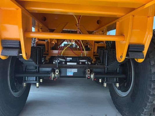 200 Tonnen maximale Nutzlast Wosheng Doppelverbindung Flatbed Semi-Trailer für Containertransport