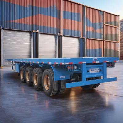 Transportlösung Direkt 3- bis 4-Achsen-Flachbett-Anhänger mit 50000 kg Höchstlast