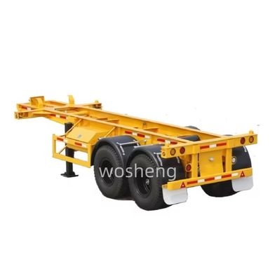 Wosheng Best 2 Achsen 20FT 40FT Container Skeleton Halbanhänger für Containertransport
