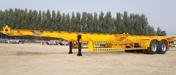 Wosheng Best 2 Achsen 20FT 40FT Container Skeleton Halbanhänger für Containertransport