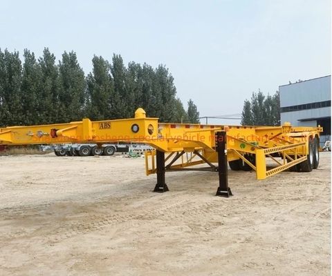 Wosheng Best 2 Achsen 20FT 40FT Container Skeleton Halbanhänger für Containertransport