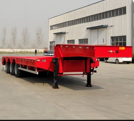 120 T Nutzlast Verkauf 3 Achse 4 Achse 5 Achse Lastwagen Niedrigbett Semi-Anhänger mit Felge 9.0-22.5