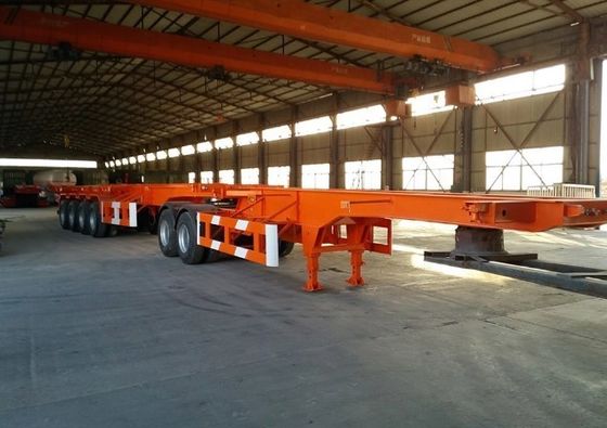 Wosheng 2 Achsen Container Skelett Semi-Lkw Anhänger für und erschwingliche Transport