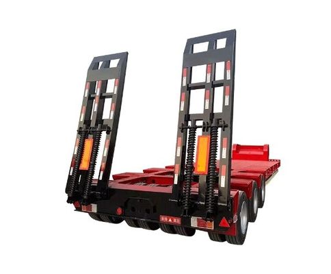 WS 120 Tonnen Tiefbett-Lkw-Anhänger Der perfekte Semi-Anhänger für den Transport großer Geräte