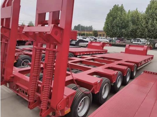 WS 120 Tonnen Tiefbett-Lkw-Anhänger Der perfekte Semi-Anhänger für den Transport großer Geräte