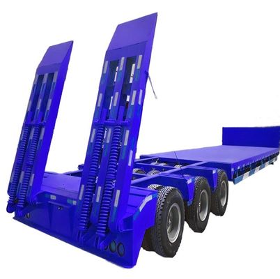 3 Achsen Niederbettanhänger 12500/13000/14000/16000x2500/3000x1100/3300mm Stahlmaterial