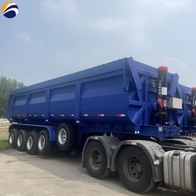 angepasster U-Hydraulischer Hinterdump 40 CBM 3 Achsen 4 Achsen Dumpper Halbanhänger für Schwerlast