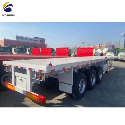 3 Achsen 4 Achsen 20FT 40FT Container Flatbed Truck Anhänger mit Dual Line Bremssystem