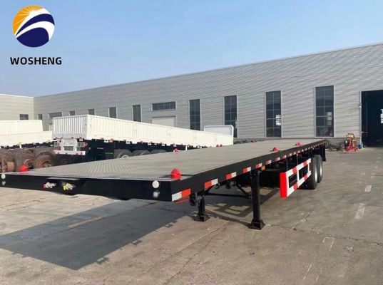 3 Achsen 4 Achsen 20FT 40FT Container Flatbed Truck Anhänger mit Dual Line Bremssystem