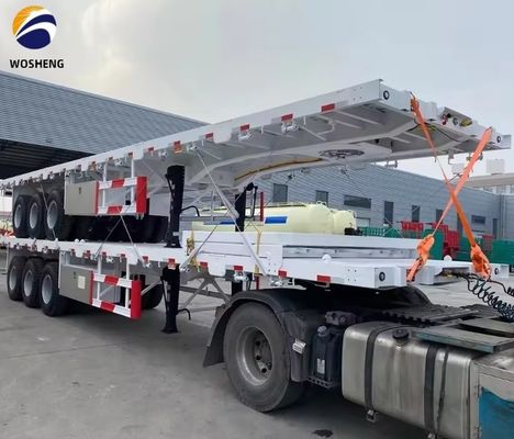 3 Achsen 4 Achsen 20FT 40FT Container Flatbed Truck Anhänger mit Dual Line Bremssystem