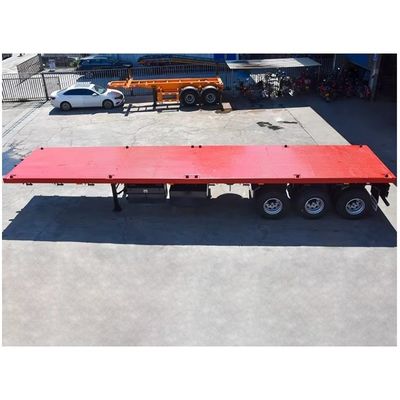 Individuell gefertigter 3/4 Achsen 40ft Container Flatbed Semi Trailer mit Garantie und Lieferung