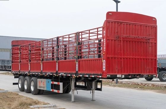 Maximale Nutzlast 42,5 Tonnen Sattelanhänger für Viehzucht Farm Zaun Stahlpfahl von Wosheng