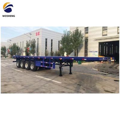 S Custom Flatbed Semi-Trailer mit hoher Nutzlastkapazität und Dual Line Bremssystem