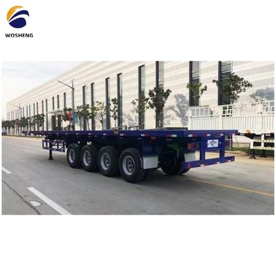 S Custom Flatbed Semi-Trailer mit hoher Nutzlastkapazität und Dual Line Bremssystem
