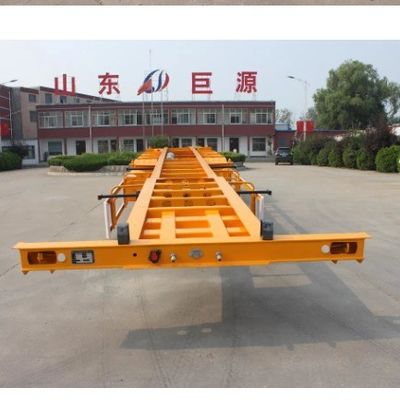 Wosheng angepasste Farbe 2 3 4 Achsen Lkw-Skelett Halbanhänger für Containerladen