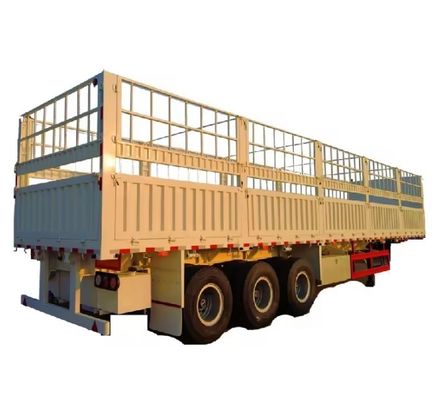 Halbanhänger für den Transport von 60-100 Tonnen Baumaterial und auf Wunsch des Kunden