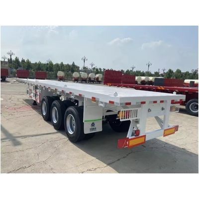 40ft 60 Tonnen flacher Semi-Trailer für die Transportorganisation von Baustoffen