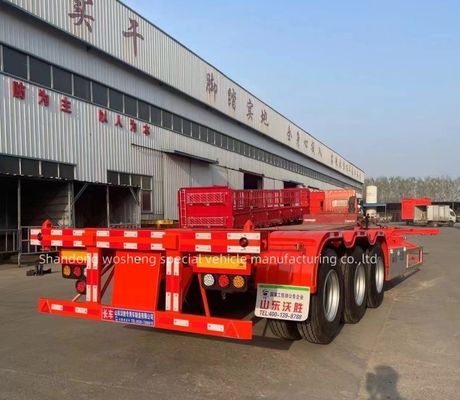 2 oder 3 Achsen 40ft Container Transport Semi-Truck Anhänger mit Dual Line Bremssystem