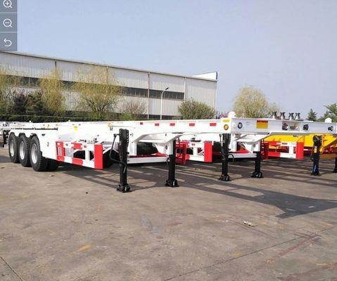 Verwendung und Transport von Containern Skelett Halbanhänger mit Doppelleitungsbremssystem