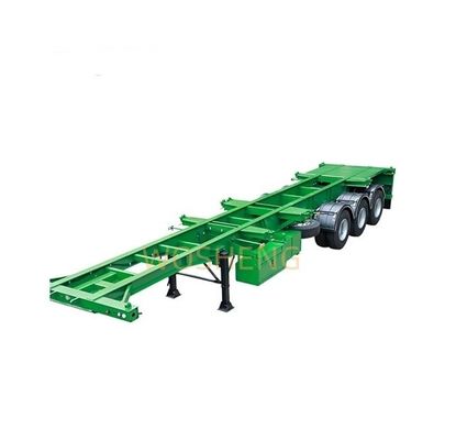 Zusammengestellter Semi-Trailer mit 3 Achsen 20ft 40ft 45ft 48ft Container Transport Skeleton