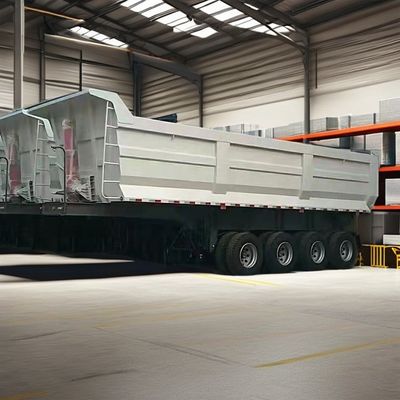 30-100 Tonnen Tipper Dump Trailer mit U-Form und Sandstein Getreide Transportfunktion