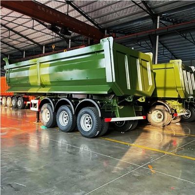 30-100 Tonnen Tipper Dump Trailer mit U-Form und Sandstein Getreide Transportfunktion