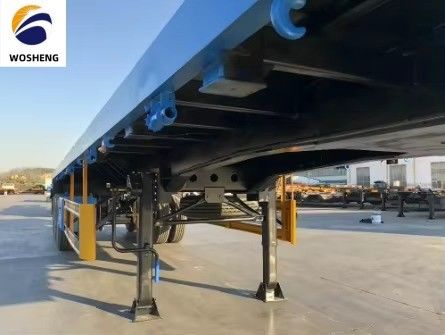 Mechanische Aufhängung 40 FT Anhänger für die Beförderung schwerer Maschinen