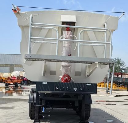 Direktes Schwerlastfahrzeug 3 Achsen 4 Achsen 50-80 Tonnen Hydraulischer Kipper Hinterbehälter