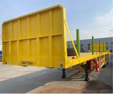 Abnehmbare Seitenkolonne Halbanhänger 3/4/5 Achse Ideal für den Transport von Holzcontainern