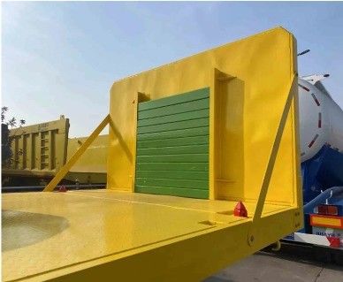Abnehmbare Seitenkolonne Halbanhänger 3/4/5 Achse Ideal für den Transport von Holzcontainern