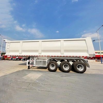 3 Achsen U/Quadratform-Dumpper-Dumping-Tipper-Hydraulischer Rücken-Tipping-Lkw-Semi-Dump-Anhänger