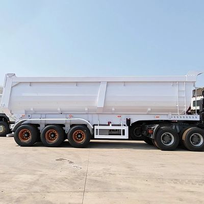 2&quot; 50mm oder 3,5&quot; 90mm JOST Kippen-Semi-Anhänger für Stein Sand Transport Stahlmaterial
