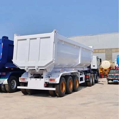 2&quot; 50mm oder 3,5&quot; 90mm JOST Kippen-Semi-Anhänger für Stein Sand Transport Stahlmaterial