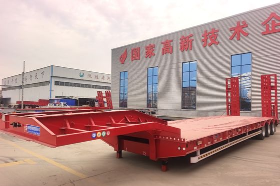 Profisch angepasste 3 Achsen Container-Semi-Trailer 16000x2500x1100mm