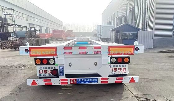 Sicherer Transportbehälter Halbanhänger mit Drehverschluss und maximaler Nutzlast 30000 kg