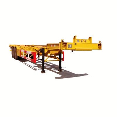 12400x2500x1550mm Skelett Chassis Container Anhänger für den Transport von 40 Fuß Containern
