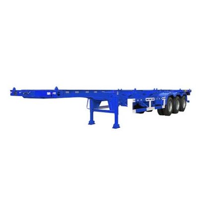 40FT 3 Achsen Container Chassis Skeleton Semi-Truck Anhänger für den Transport von Containern