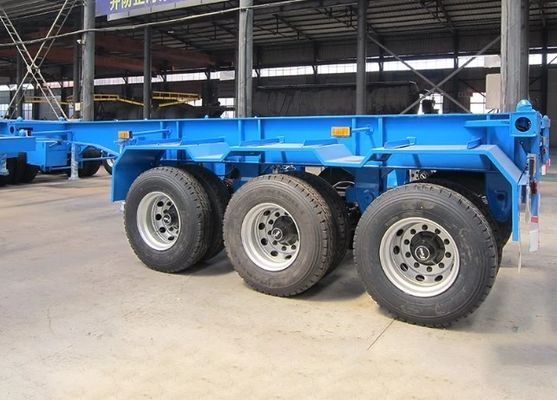 40FT 3 Achsen Container Chassis Skeleton Semi-Truck Anhänger für den Transport von Containern
