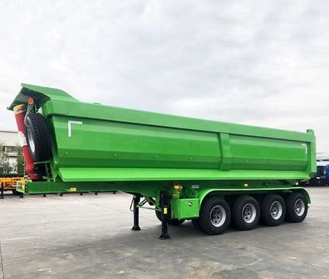 Auf Wunsch des Kunden Tri-Achs Tipper Trailer mit individuellem Design und 13/16 Tonnen Achse