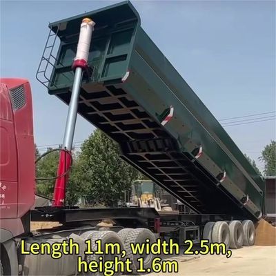 Hintere Sattelanhänger 3 Achsen FUWA/Wosheng 40-60tons CBM Tipper Tipping Truck Anhänger