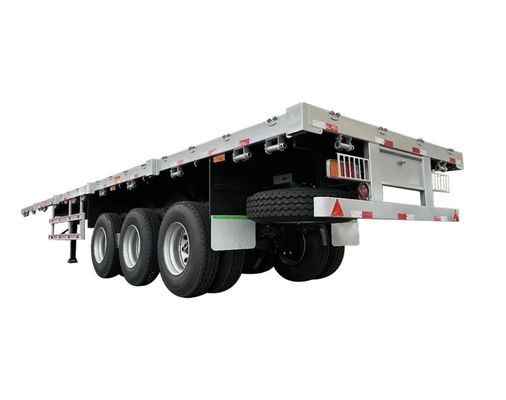 40ft Container Utility Semi-Trailer Flatbed Trailer Doppelleitungsbremssystem 12R22.5 Reifen