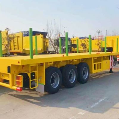 Holztransport 3 Achse 4 Achse Semi-Anhänger mit 60 Tonnen Nutzlast und neueste Konstruktion