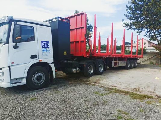 Holztransport 3 Achse 4 Achse Semi-Anhänger mit 60 Tonnen Nutzlast und neueste Konstruktion