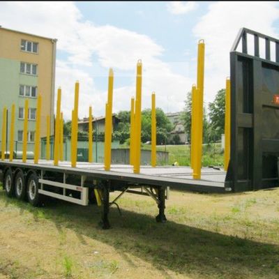 12.00R22.5 Reifen Multi- 3 Achse 4 Achse 5 Achse Holzbaum Transport Holz Flachbett Halbanhänger